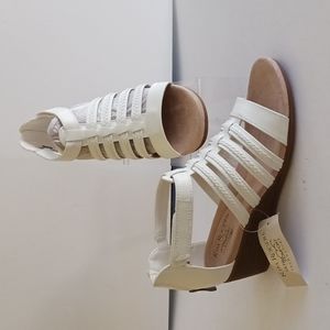 Kim Rodgers White Cresta ultra comfort sandals